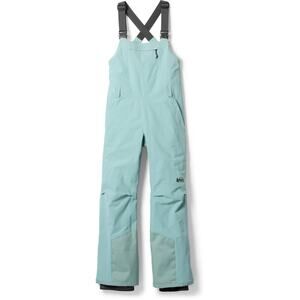 REI Co-op Womens Powderbound Insulated Snow Bibs L Stratus Blue NWT HydroWall